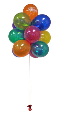 Mamak internetten iek sat  Sevdiklerinize 17 adet uan balon demeti yollayin.